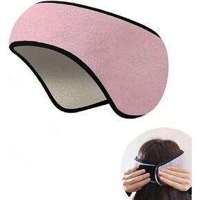 Adjustable Blackout Sleep Eye Masks for Men and Women Outdoor, Bedroom Earmuffs Sound Insulation Noise Reduction Sleep Eye Protection (Black)