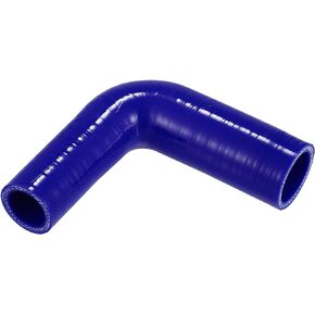 X AUTOHAUX 1 قطعة 25 مللي متر/0.98 "-32 مللي متر/1.26" ID 102 مللي متر/4.02" طول 90 درجة الأزرق سيارة خرطوم سيليكون خرطوم المبرد العالمي