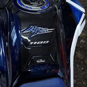 Motorcycle 3D Stickers Compatible with Honda Africa Twin CRF 1100 L 2022-2023. Steering Plate Protection from Impact and Scratches. Resin Stickers - Made in Italy