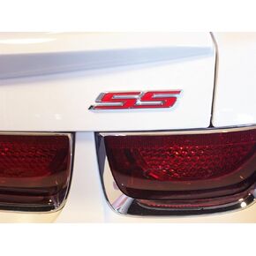 Yoaoo 1x OEM Ss Emblem Badge 3D Compatible with Zl1 1LE Series Red Frame Ss Red Line