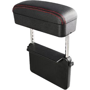 Vechkom Car Armrest Storage Box Adjustable Car Center Console Armrest Box Car Seat Gap Filler Organizer for Most Vehicles SUV Trucks