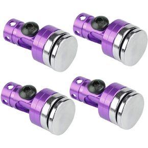 4Pcs Magnetic Post Mount, Body Shell Mount Column, RC Car Magnetic Shell Post Body RC Vehicle Accessories Electric RC Car for SCX10 4WD 1:10 RC Car(Purple)
