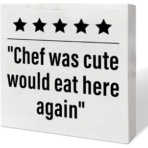 Funny Kitchen Table Decor Wooden Box Sign, Kitchen Decor for Counter Dining Room Table Cabinet Decoration, Kitchen Gifts for Mom Women Men, Hangry Definition