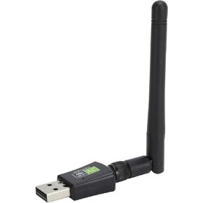 USB Wifi adapter, wireless network card, WLAN receiver antenna, Ethernet 600Mbps, dual band, plug and play, supports Windows system, for computers, laptops, desktops