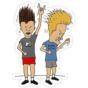 Beavis Butthead Rock, Beavis Decal Sticker - Sticker Graphic - Auto, Wall, Laptop, Cell, Truck Sticker for Windows, Cars, Trucks