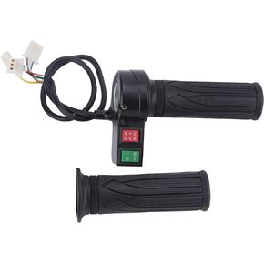 Bike Throttle Grip,1 Pair Throttle Grip 3 Speed Control Throttle Handle Grips for Electric Bike Bicycles