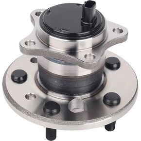 KUSATEC 512206 Rear Left Wheel Bearing and Hub Assembly Compatible with Lexus ES300 2002-2012, Toyota Avalon 2005-2012, Camry 2002-2011, Highlander 2001-2003, Solara 2004-2008, 5 Lug Bolts w/ABS