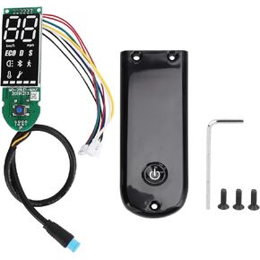 Alomejor EScooter Board + Dashboard Cover with Digital Display, Digital Display Dashboard Set for MAX G30 Electric Scooter