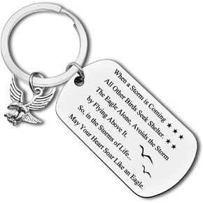 Dabihu Eagle Gift for Scouts Keychain Motivational Encouragement Gift for Scouts Leader Scout Ceremony Gift Scoutmaster Gift Inspirational Gift for Best Friend Eagle Lovers Graduation Birthday Gifts