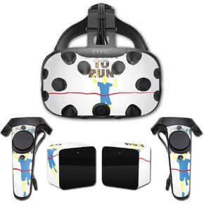 MightySkins Skin Compatible with HTC Vive Full Coverage - Born to Run | Protective, Durable, and Unique Vinyl Decal wrap Cover | Easy to Apply, Remove, and Change Styles | Made in The USA