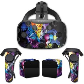 MightySkins Skin Compatible With HTC Vive Full Coverage - Midnight Mischief | Protective, Durable, and Unique Vinyl Decal wrap cover | Easy To Apply, Remove, and Change Styles | Made in the USA