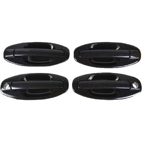 labwork 4Pcs Front Rear LH RH Driver Side Passenger Side Outer Door Handle Set Replacement for 2001-2006 Hyundai Santa Fe