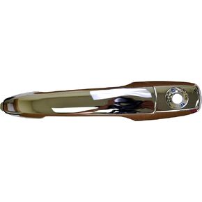 PT Auto Warehouse FO-3705M-FL - Outside Exterior Outer Door Handle, Chrome - Driver Side Front
