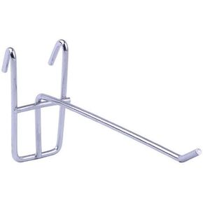 Teensery 12 Pcs 4" Pegboard Hooks Metal Grid Wall Bracket Display Hooks for Supermarket Garage Retail Store