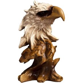 Eagle Head Statue, Resin Bald Eagle Bust Decor Home, Sculpture Collectible Figurines Table Mantel Shelf Decoraton in Kuwait