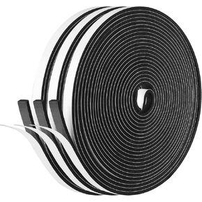 GWHOLE Foam Tape 69Ft Foam Rubber Weather Seal Closed Cell Foam Tape Weather Stripping Automotive Adhesive Foam Strips Extra Thick Weather Stripping Door Seal