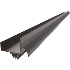 CRL Dark Bronze Anodized"U" Shape Door Bottom - 48"
