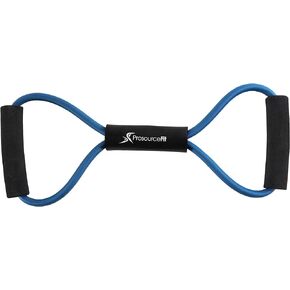 ProsourceFit Toner Resistance Band 15-20 lb Figure 8 Heavy Duty Workout Tube for Upper & Lower Body Exercise