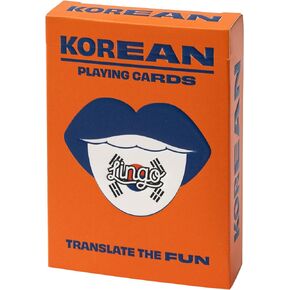 Korean Lingo Playing Cards | Travel Flashcards | Learn Korean Vocabulary in A Fun & Easy Way | 52 Essential Translations