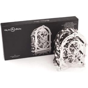 طقم الساعة النموذجي - نموذج DIY لساعة عتيقة - طقم نموذج ثلاثي الأبعاد مؤقت غامض 2 - ساعة قابلة للجمع | لغز ثلاثي الأبعاد للبالغين - مجموعة معدنية يمكنك صنعها بنفسك | تحصيل - أحجية معدنية على شكل الساعة in Kuwait