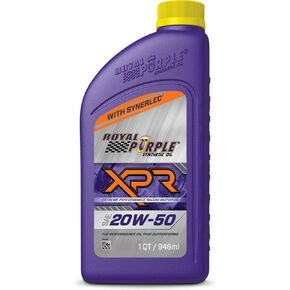 Royal Purple (06051-6PK XPR SAE 20W-50 Synthetic Racing Motor Oil - 1 Quart, (Case of 6)
