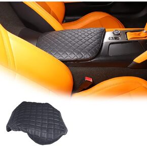 Car Center Console Pad for Chevrolet Corvette C7 2014-2019 Car Armrest Cover Leather Cushion Waterproof Car Armrest Seat Box Protector Accessories (Leather)