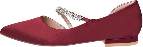 ERIJUNOR E0168F Women Comfortable Low Heel Pointy Toe Pumps Wedding Party Shoes in Saudi Arabia