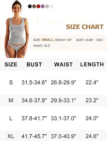Womens Square Neck Ribbed Tank Tops Sleeveless Basic Tops Sexy Slim Fit Summer Clothes in Saudi Arabia