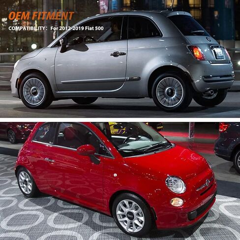 ADIIL Rear Bumper Side Marker Light Housing Replacements Compatible with 2012-2017 Fiat 500 Pop Lounge，Replace OEM Sidemarker Lamps in Saudi Arabia