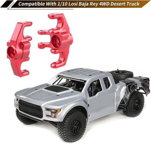 Aluminum Steering Spindle Set and Hardware Ball Bearings Steering Blocks Front Steering Knuckles for Losi Baja Rey Upgrades Parts, Replaces LOS234005 (Blue) in Saudi Arabia