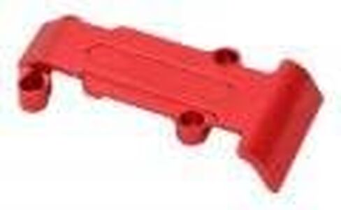 RC Rear Skid Plate, Aluminum Alloy RC Chassis Armor Set Replacement Accessory Upgrade Parts Fit for Traxxas E Revo VXL 1/16 RC Car (Red) in Saudi Arabia