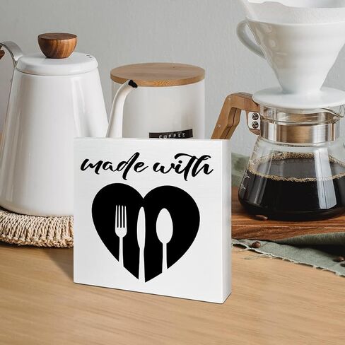 Funny Kitchen Table Decor Wooden Box Sign, Kitchen Decor for Counter Dining Room Table Cabinet Decoration, Kitchen Gifts for Mom Women Men, Hangry Definition in Saudi Arabia
