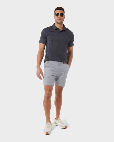 32 Degrees Men’s Everyday Micro Stripe Polo Shirt | Moisture Wicking | Stretch Comfort | Golf | Office in Saudi Arabia