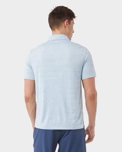 32 Degrees Men’s Everyday Micro Stripe Polo Shirt | Moisture Wicking | Stretch Comfort | Golf | Office in Saudi Arabia