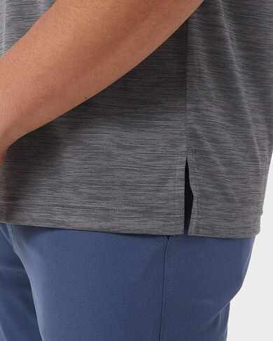 32 Degrees Men’s Everyday Micro Stripe Polo Shirt | Moisture Wicking | Stretch Comfort | Golf | Office in Saudi Arabia