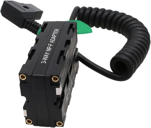 D-tap NP-F970 570 550 USB-C Power Adapter for Monitor Wireless Transmitter Receiver, Atomos Ninja V Shogun, SmallHD FeelWorld Hollyland Light, Black in Saudi Arabia