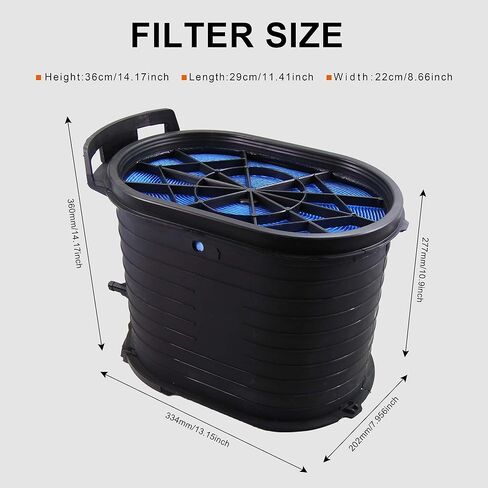 فلتر هواء المحرك FA-1778 كامل مع Ford F250 F350 F450 F550 Super Duty 2003-2007، 03-05 Ford Excursion 6.0L V8 Turbo Powerstroke يستبدل 3C3U-9601-BC 4C3Z-9601-AA CA9516 in Kuwait