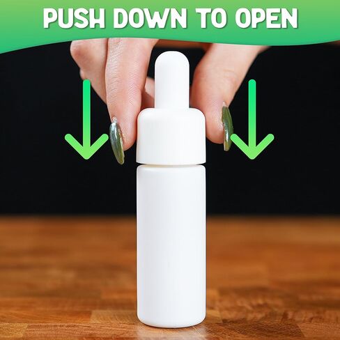 عدد 12 زجاجات صبغة زجاجية بيضاء غير لامعة فارغة بحجم 5 أونصة مع قطارة - زجاجة زجاجية سعة 15 مل مع قطارة - زجاجات صغيرة ممتازة للسوائل مثالية كقطرات للزيوت وكزجاجة قطارة للعين in Kuwait