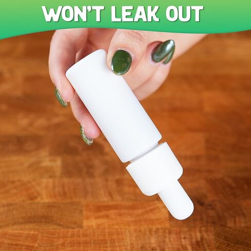 عدد 12 زجاجات صبغة زجاجية بيضاء غير لامعة فارغة بحجم 5 أونصة مع قطارة - زجاجة زجاجية سعة 15 مل مع قطارة - زجاجات صغيرة ممتازة للسوائل مثالية كقطرات للزيوت وكزجاجة قطارة للعين in Kuwait