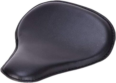 Motorcycle Leather Cushion Spring Solo Seat for Harley Davidson Sportster XL 1200 883 48 Chopper Bobber Seats Yamaha Honda Kawasaki-Black in Saudi Arabia