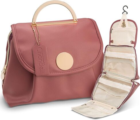 Chandelli Travel Toiletry Bag for Women is a Great Travel Bag & The Perfect Toiletry Bag for Traveling with Travel Size Toiletries, Great as Gifts for Women in Saudi Arabia