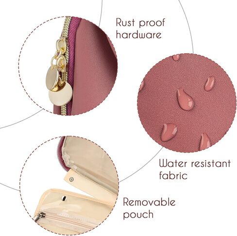 Chandelli Travel Toiletry Bag for Women is a Great Travel Bag & The Perfect Toiletry Bag for Traveling with Travel Size Toiletries, Great as Gifts for Women in Saudi Arabia