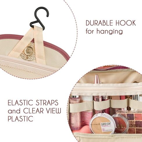 Chandelli Travel Toiletry Bag for Women is a Great Travel Bag & The Perfect Toiletry Bag for Traveling with Travel Size Toiletries, Great as Gifts for Women in Saudi Arabia