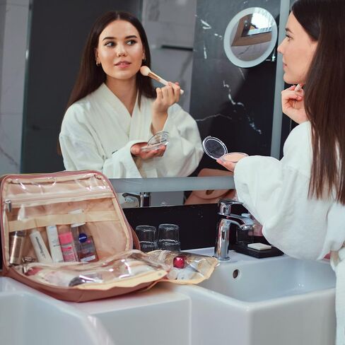 Chandelli Travel Toiletry Bag for Women is a Great Travel Bag & The Perfect Toiletry Bag for Traveling with Travel Size Toiletries, Great as Gifts for Women in Saudi Arabia