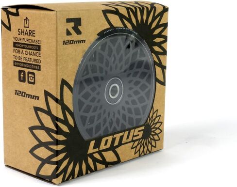 ROOT INDUSTRIES عجلات سكوتر Lotus Stunt Trick مقاس 110 مم (زوج) - مجوفة واسعة وسريعة - إطارات سكوتر الدفع - Pro 110 مم Freestyle Urethane - تناسب معظم الإعدادات - 30 مم × 110 مم - محامل (أسود) in Kuwait