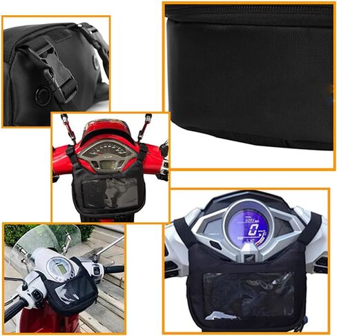 Heinmo Motorcycle Saddlebags Motorcycle Saddle Luggage Bags Storage Bag Decorate Glove Case Box for GTS LX LXV Sprint Primavera 50 125 250 300 300ie 250ie Motorcycle Accessories in Saudi Arabia