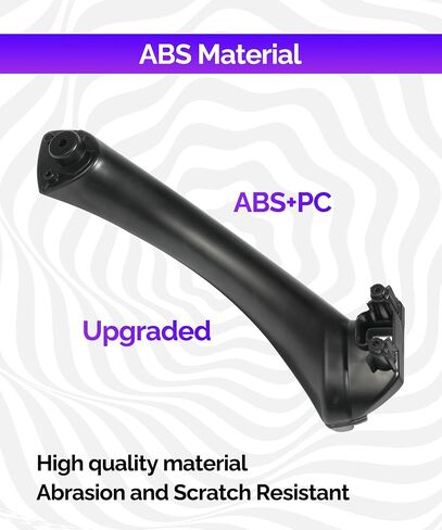 ESEWALAS Door Pull Handle,Right Front/Right Rear Door Handle,Car Accessories E90/E91 Support Bracket Passenger Side Door Panel Handle,Replacement for 323 328 330 335 (Left, Pull Handle+Outer Cover) in Saudi Arabia