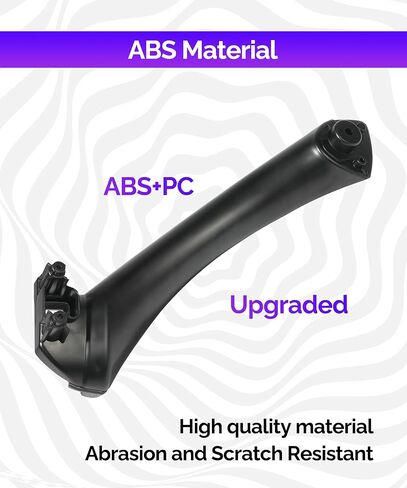مقبض سحب الباب، مقبض الباب الأمامي الأيمن/الأيمن، ملحقات السيارة E90/E91 دعامة دعم مقبض لوحة الباب الجانبي للركاب، بديل لـ 323 328 330 335 (يمين، مقبض سحب + غطاء خارجي) in Kuwait