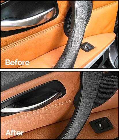 مقبض سحب الباب، مقبض الباب الأمامي الأيمن/الأيمن، ملحقات السيارة E90/E91 دعامة دعم مقبض لوحة الباب الجانبي للركاب، بديل لـ 323 328 330 335 (يمين، مقبض سحب + غطاء خارجي) in Kuwait