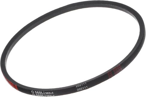 أحزمة O-600 V - [طول الملعب 622 مم × عرض 10 مم × سمك 6 مم] حزام محرك مطاطي لاستخدام نقل الطاقة، أسود، 40 درجة in Saudi Arabia